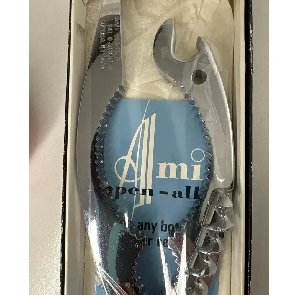 NEW Collectible AMI 1951 Multi Tool Champagne Cork Extractor Original Box